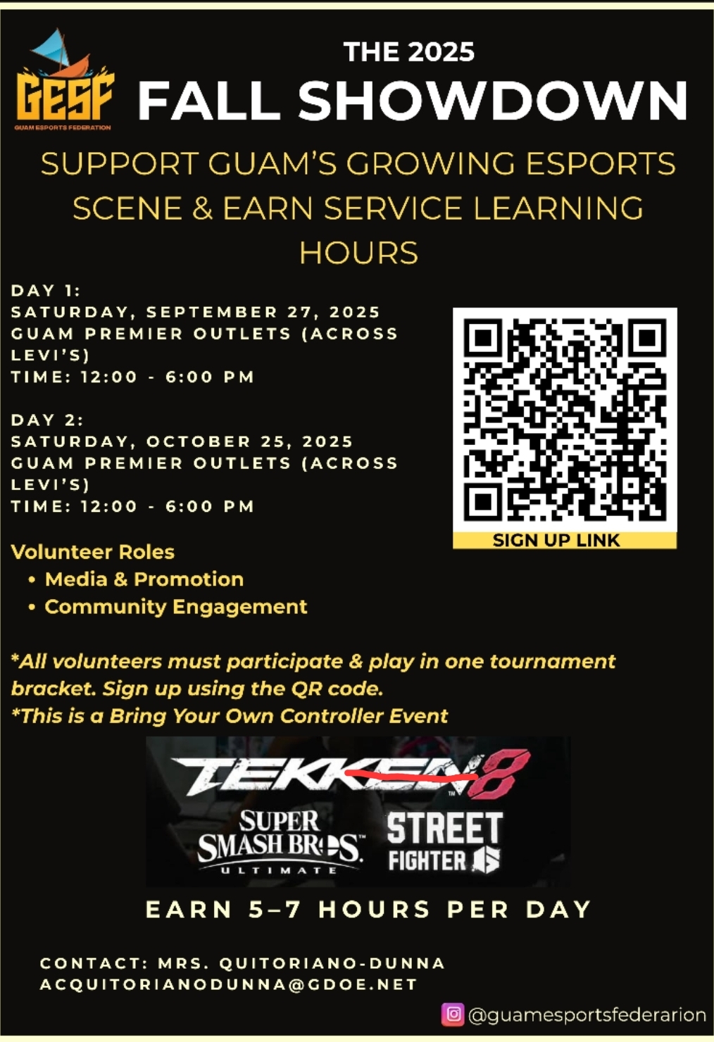 Guam, Esports, service learning 